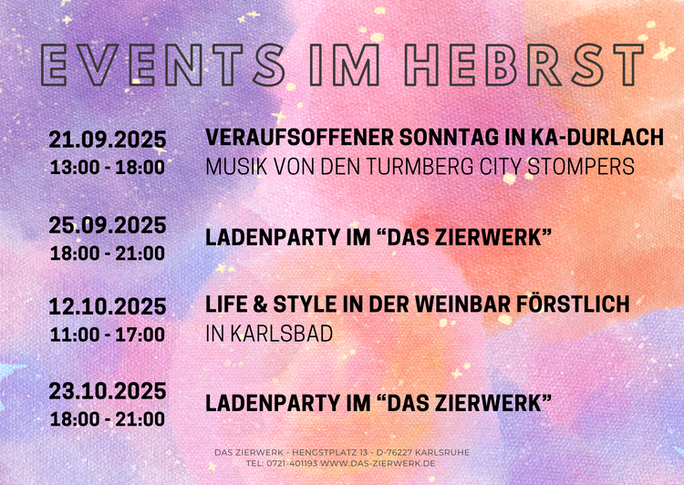 News & Events – Schönigkeiten, die die Welt nicht braucht, aber schöner machen
