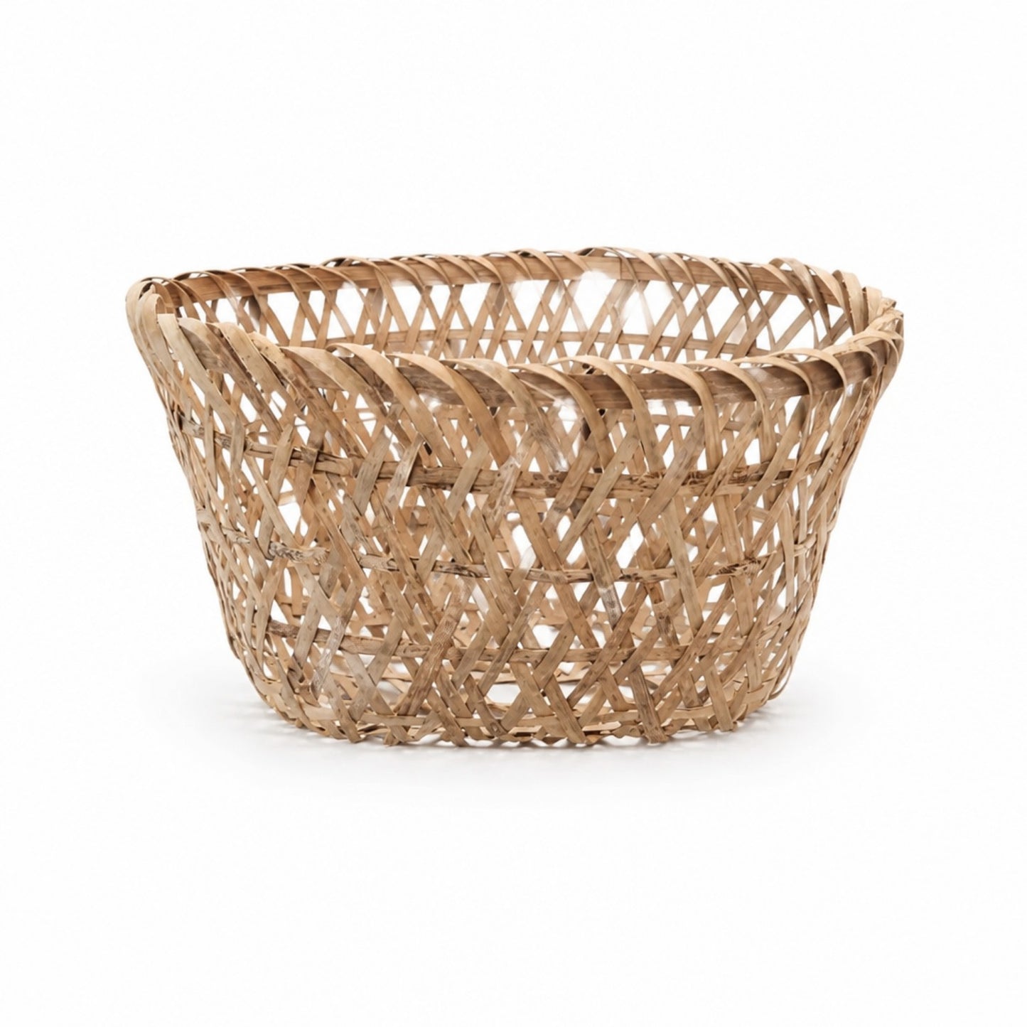 Dekokorb aus Bambus – Natur, 32 × 22 cm Korb Das Zierwerk