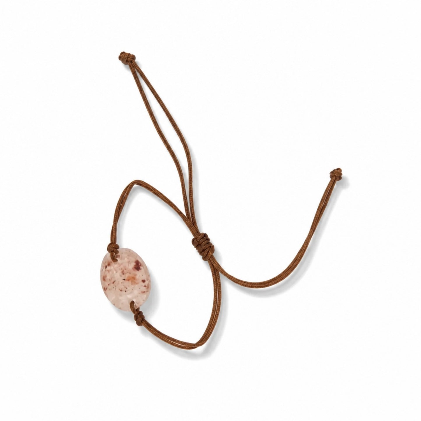 Armband „Jakobsmuschel Oval“ – Cognac Armband Das Zierwerk