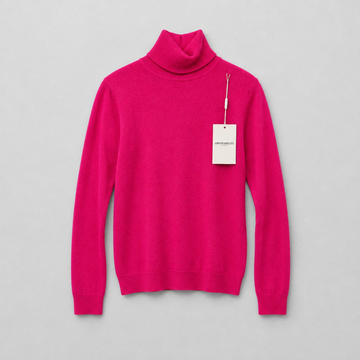 Basic Rollkragenpullover in Pink – schmal & körpernah Rolli Das Zierwerk