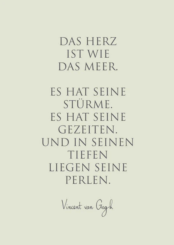 "Das Herz und das Meer…"