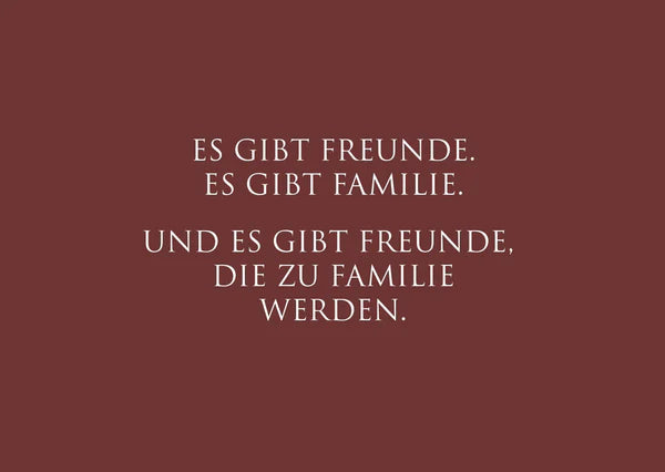 "Freunde & Familie…"