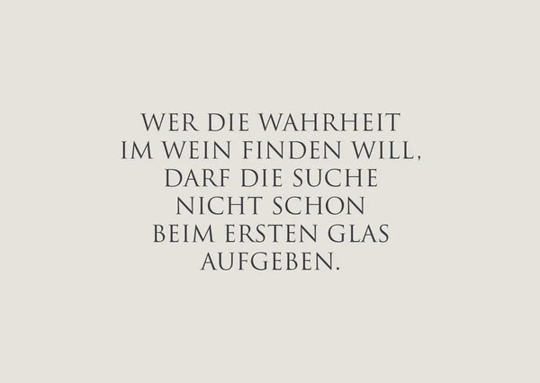 Wahrheit & Wein