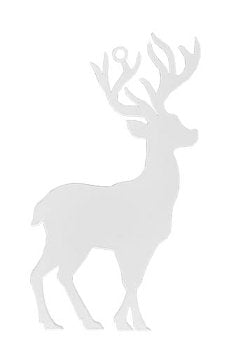 Kaheku Hänger Elvor – Weiß, 10 cm Baumschmuck Kaheku