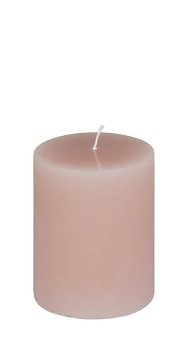 Stumpenkerze Blossom Rosa – Sanftes Licht für dein Zuhause