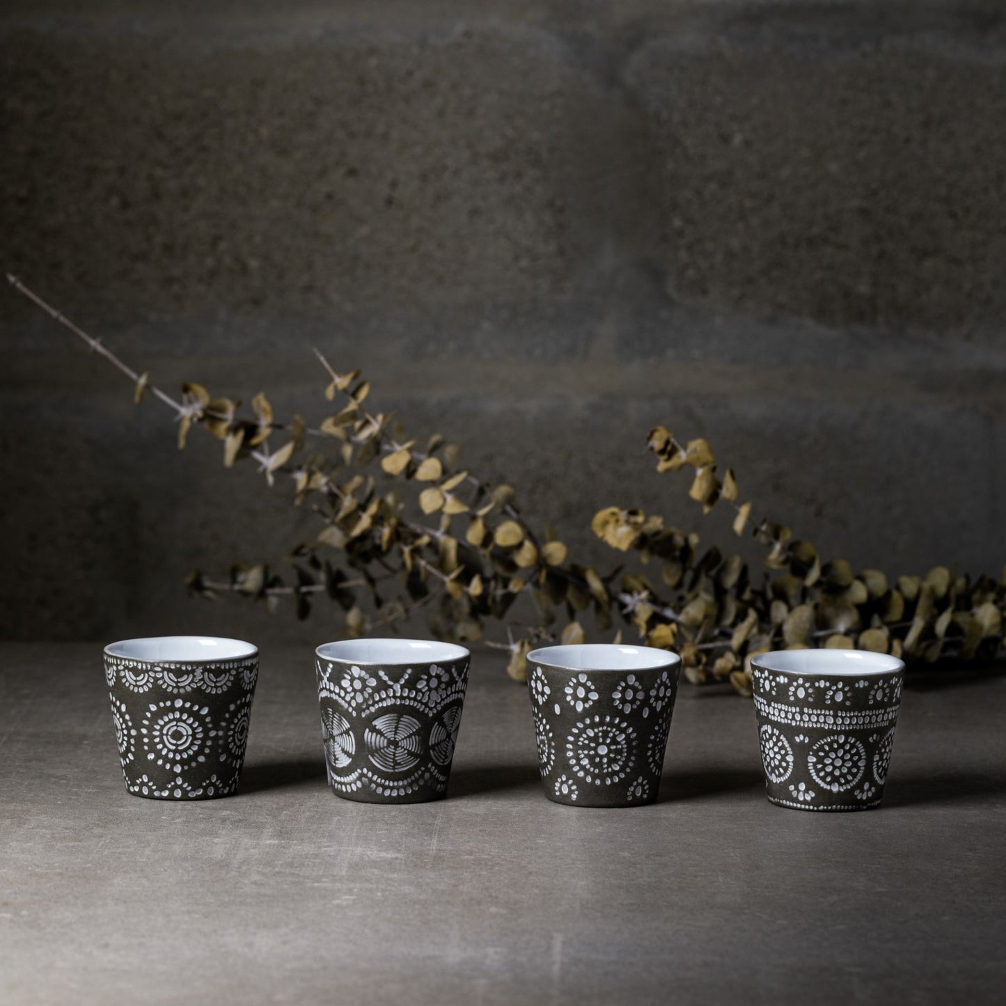 Espressobecher – Boho-Charme mit handgefertigtem Muster