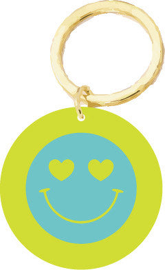 Schlüsselanhänger "Smiley Love" – Gute-Laune-Accessoire für jeden Tag