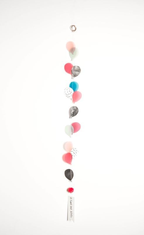 Ballonkette Feier das Leben – Bunte Papiergirlande von Good old Friends