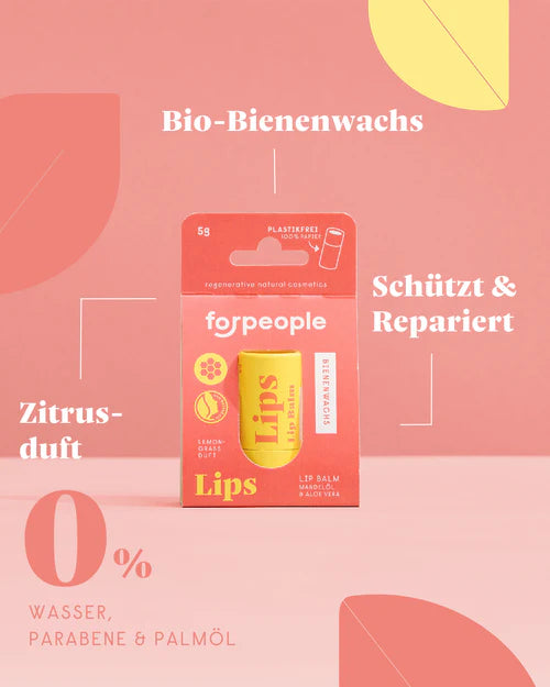 Lippenpflege mit Zitronengras