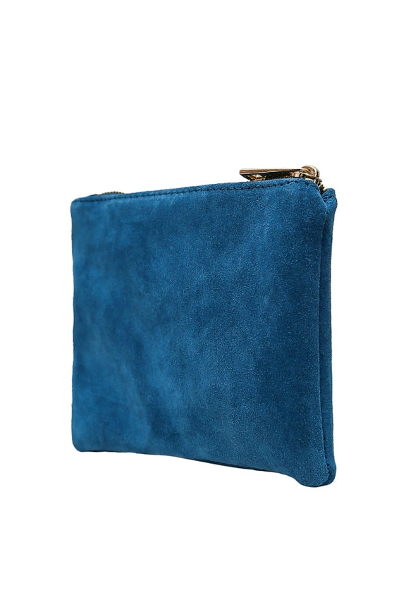 Tasche aus Rindsleder mit Reißverschluss | Kompakt und Elegant – 18x12x1 cm