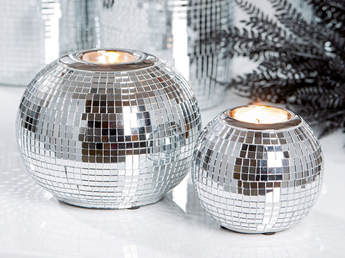 Teelichtleuchter „Disco“ – Glamour für dein Zuhause