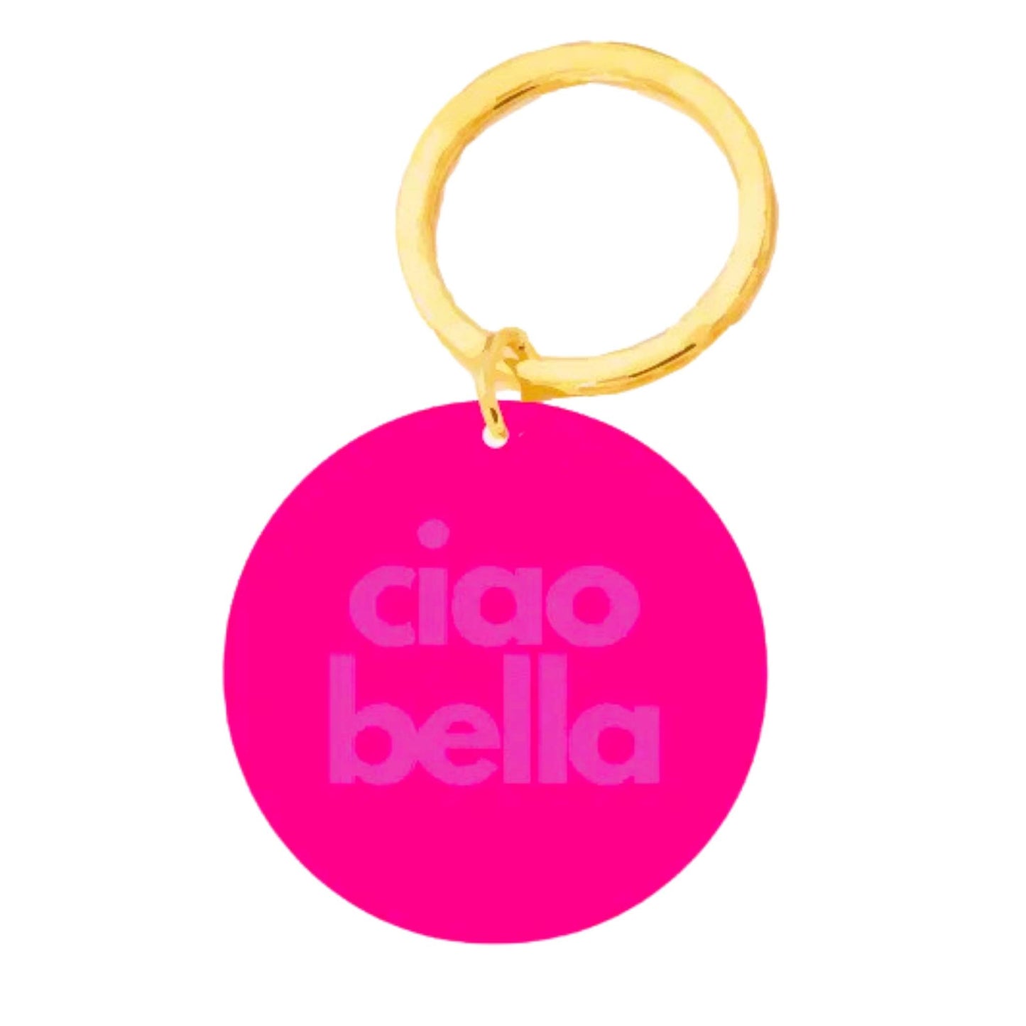 Schlüsselanhänger "Ciao Bella" – Stylisches Statement-Accessoire