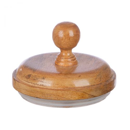 Kleines Vorratsglas mit Holzdeckel & Gummidichtung