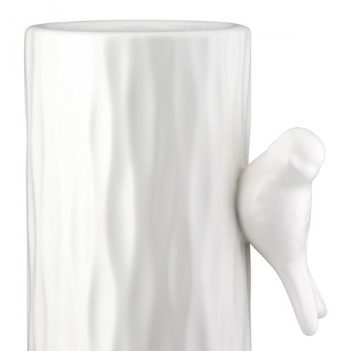 Keramikvase „Schwalbe“ – Schlichte Eleganz mit liebevollem Detail