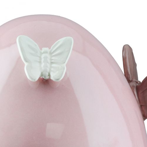 Deko-Ei „Aurelia“ – Zarte Eleganz mit Schmetterlingsmotiv