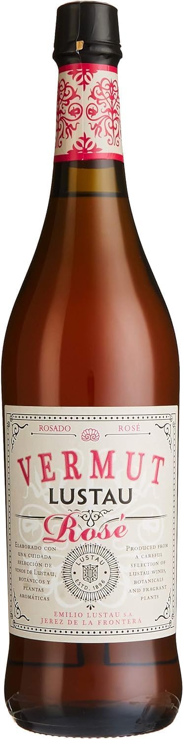Lustau Vermut Rosé – Rosé Wermut aus Spanien – 15 % vol. – Aromatisch & Seidig