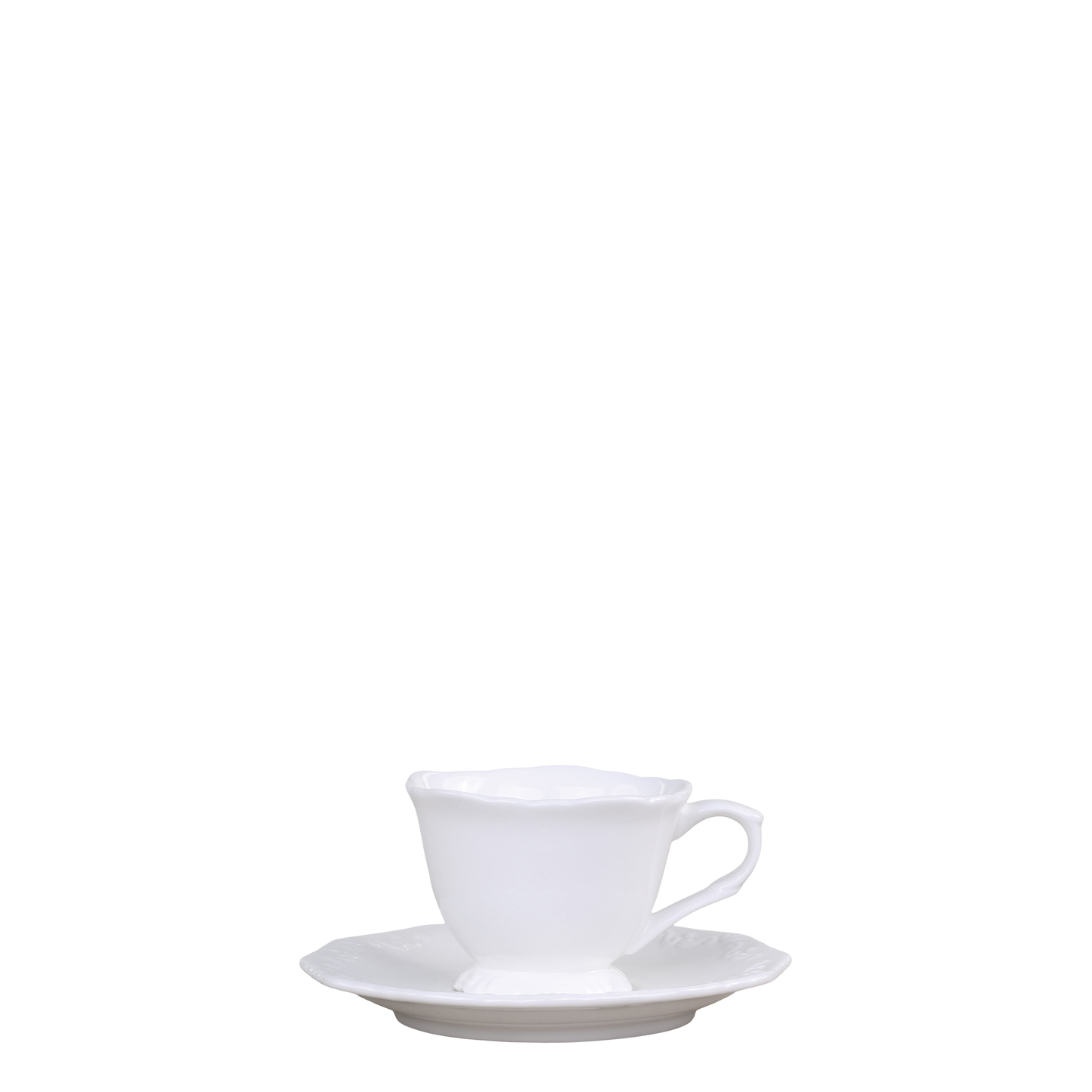 Provence Espressotasse mit Untertasse – Klassischer Genuss in feinem Porzellan