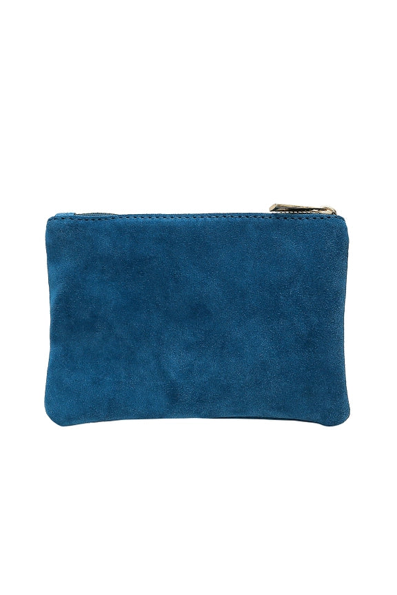 Tasche aus Rindsleder mit Reißverschluss | Kompakt und Elegant – 18x12x1 cm