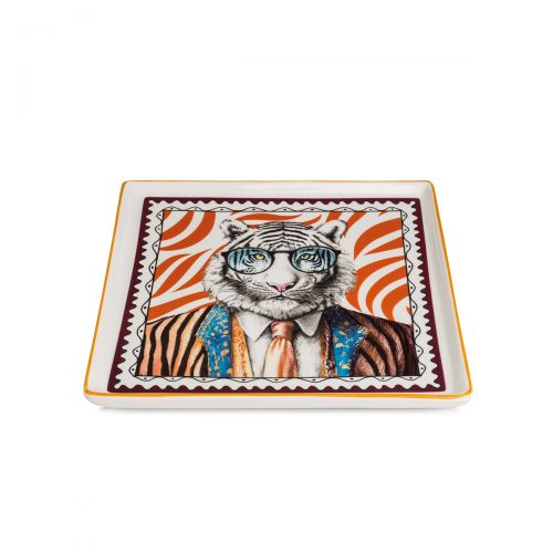 Teller „Human Essence – Tiger“ – Mut, der Eindruck hinterlässt Teller Das Zierwerk