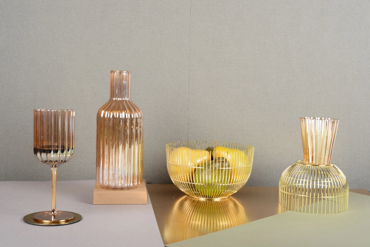 Karaffe Gold – Eleganz für stilvolle Tischkultur