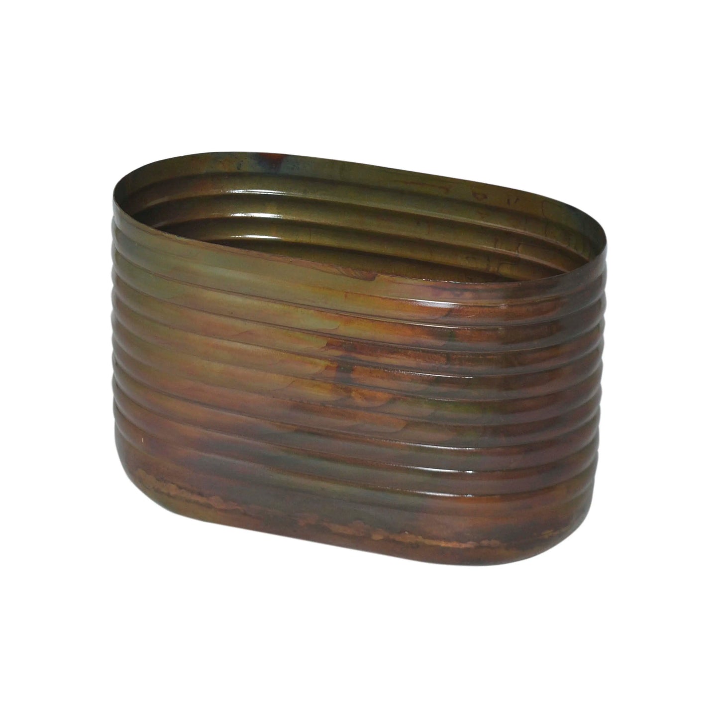 Vase im Industrial Style und Kupferoptik