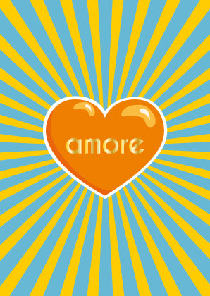 Postkarte „Amore“ – Toni Starck Karte Toni Starck