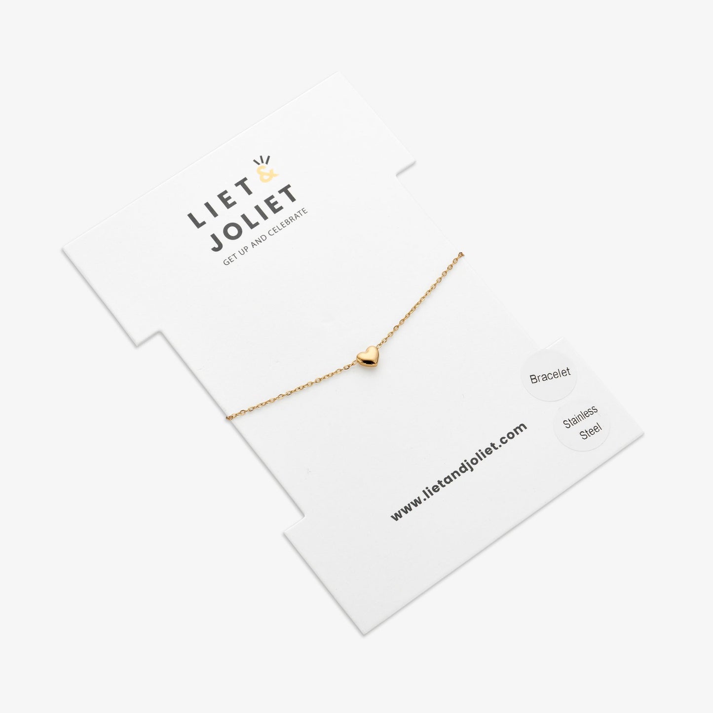 Zartes Herz-Armband – goldene Eleganz für jeden Tag Armband Biba