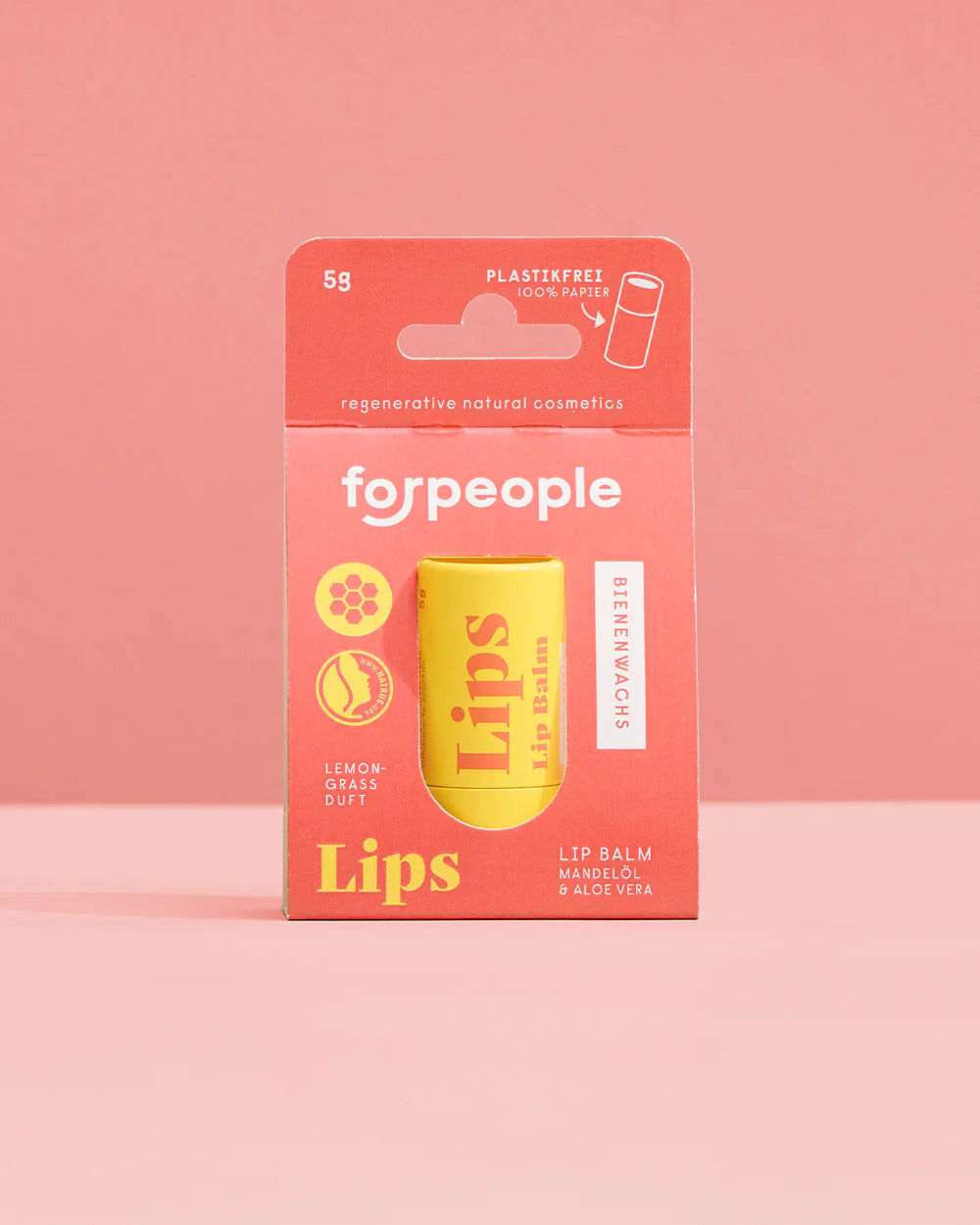 Lippenpflege mit Zitronengras