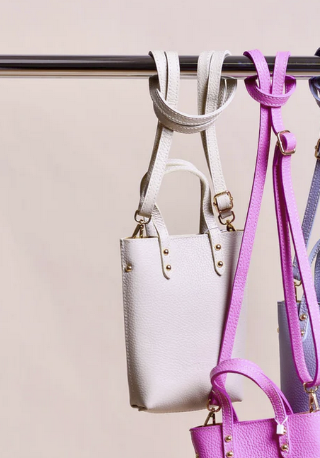 Minimalistische Ledertasche – Handgefertigt aus 100% echtem Leder Tasche V. Milano