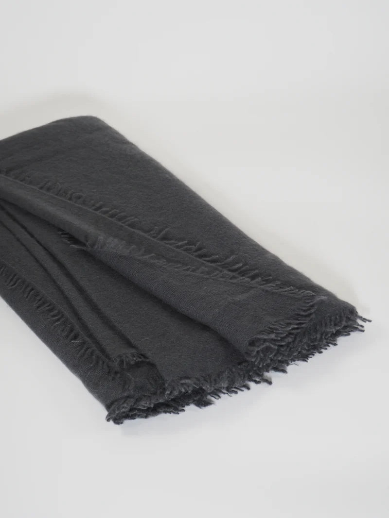 Kaschmirschal myRomy – Tibet Laya – Jet Black 25603 Schal MyRomy