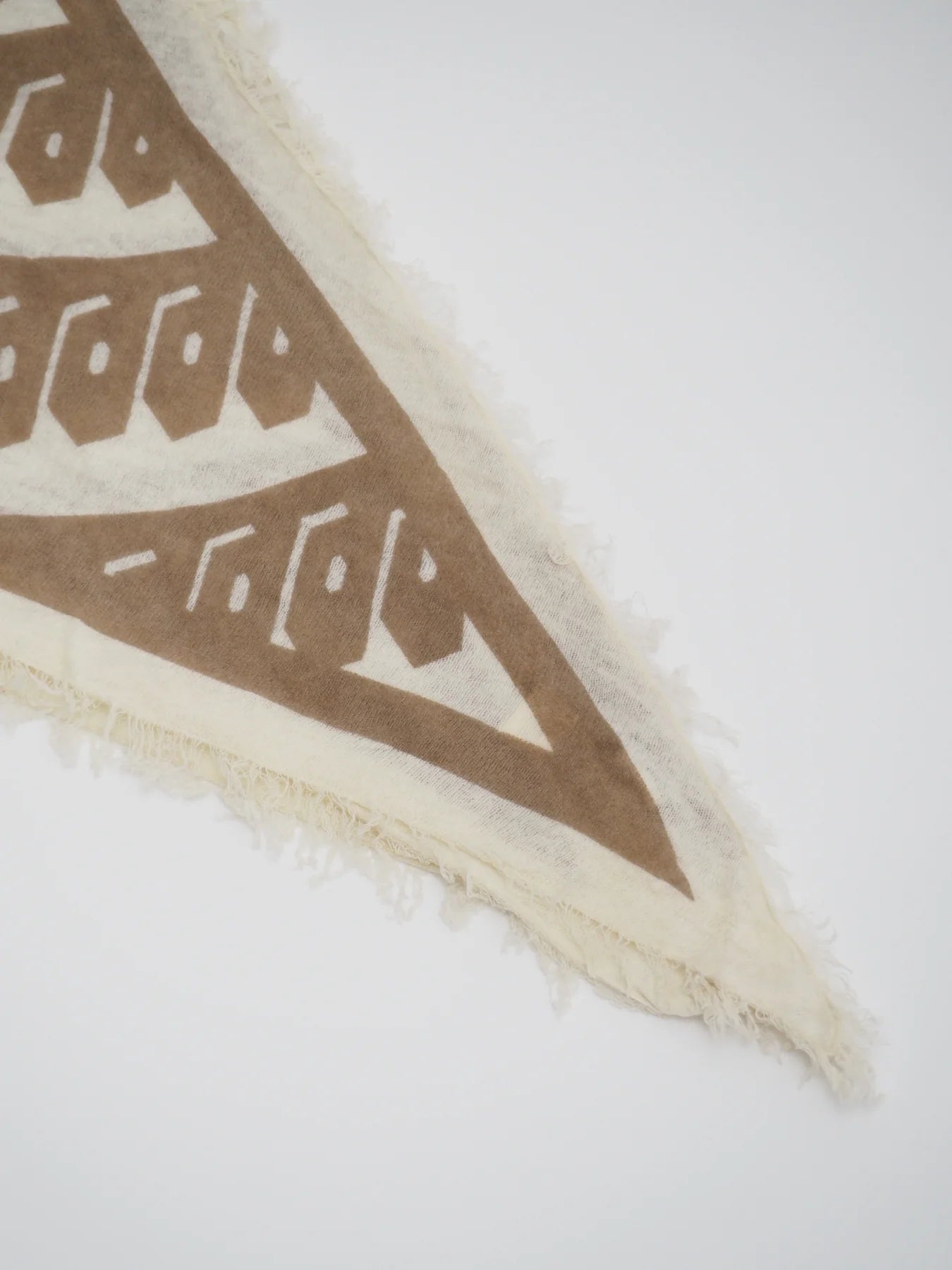 Tibet Kaschmirschal „Tika“ – Beige / Off-White | Travel Memories Collection