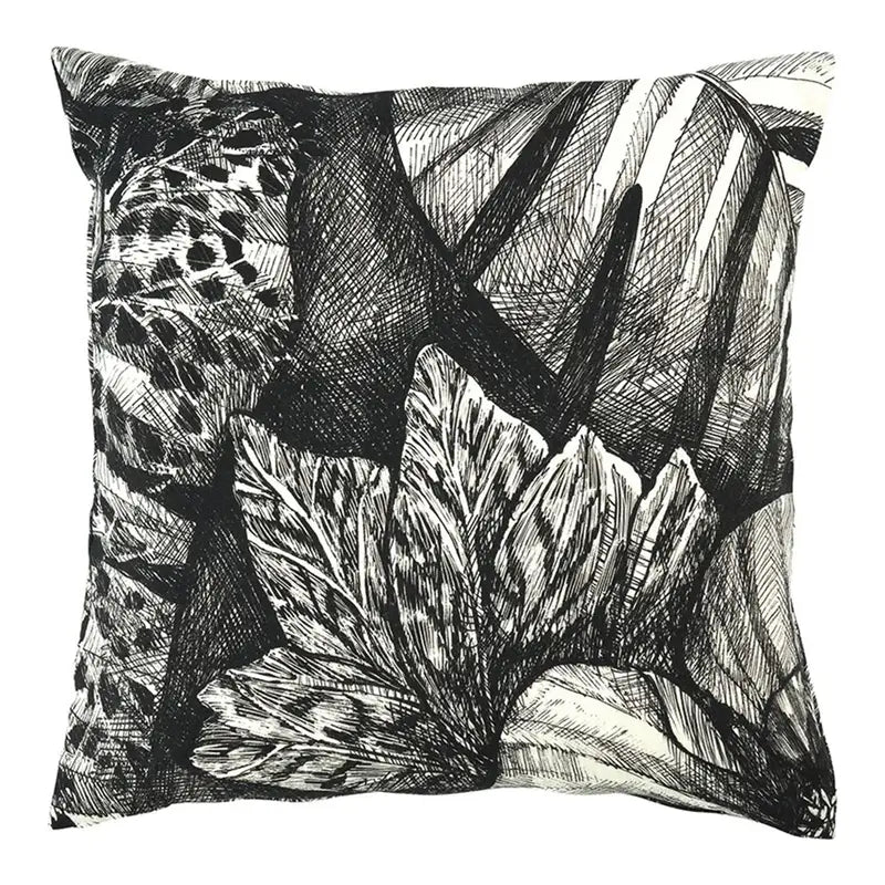 Sander Kissenhülle Vision 50x50 cm – Edler Leinen-Kissenbezug in Grau Kissen Sander
