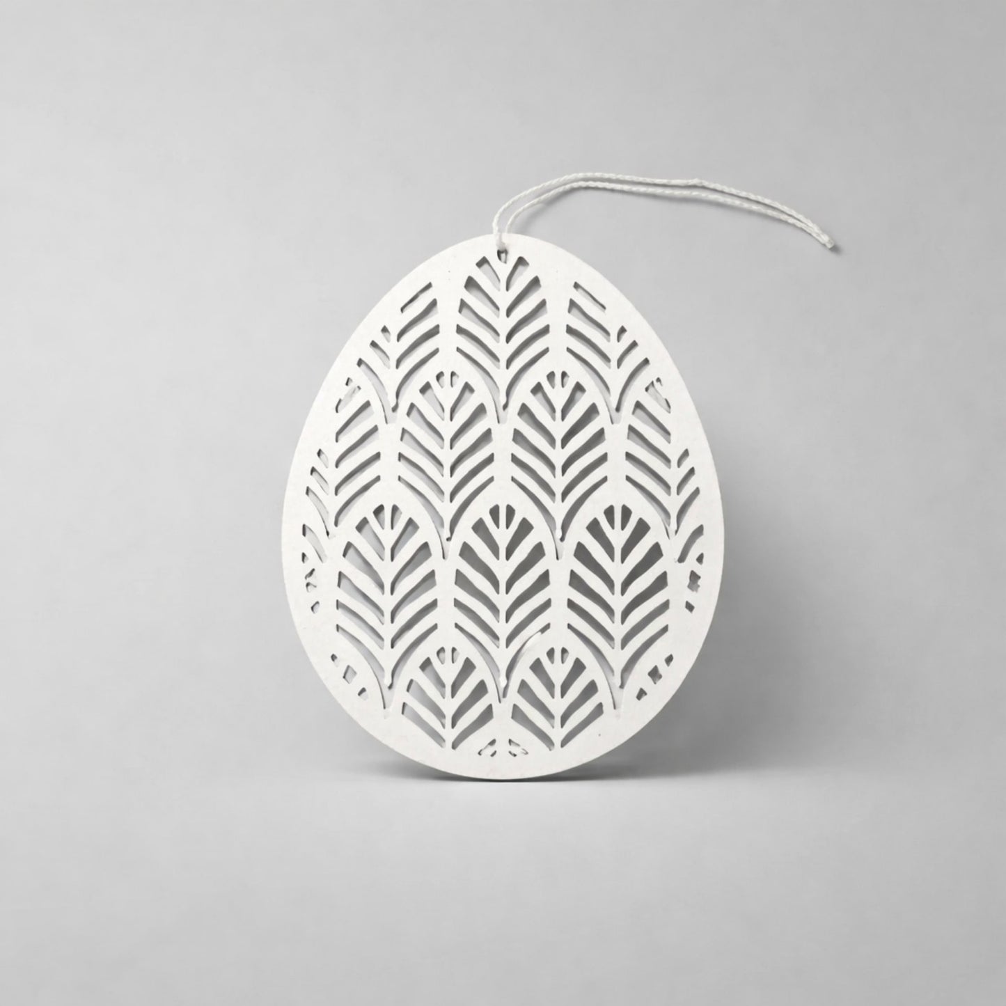 Osteranhänger Osterei im filigranen Scherenschnitt-Design Deko Chic Antique