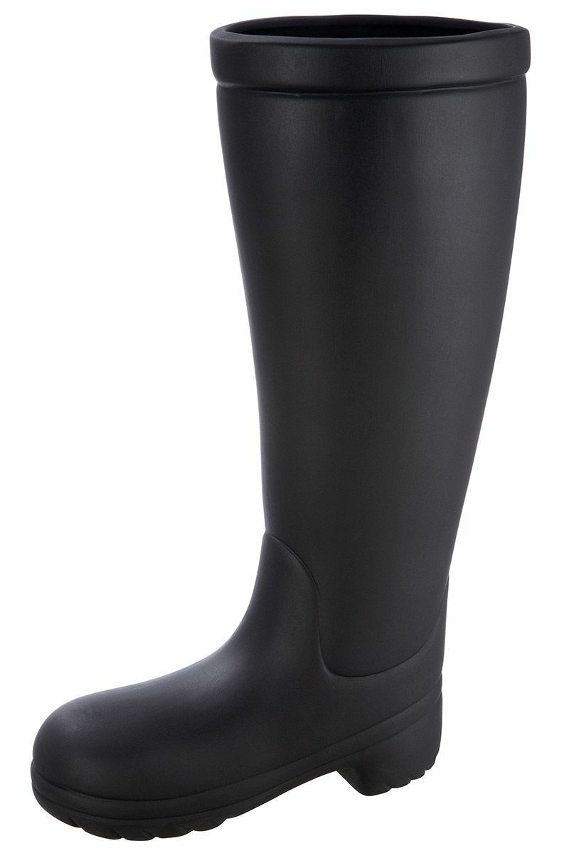 Schirmständer „Gummistiefel“ – Schwarz, matt