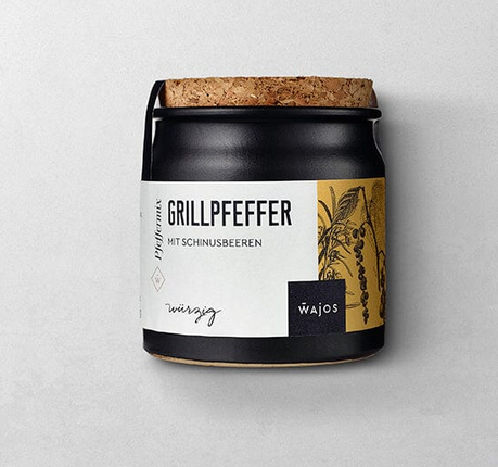 Grill Pfeffer mit Schinusbeeren