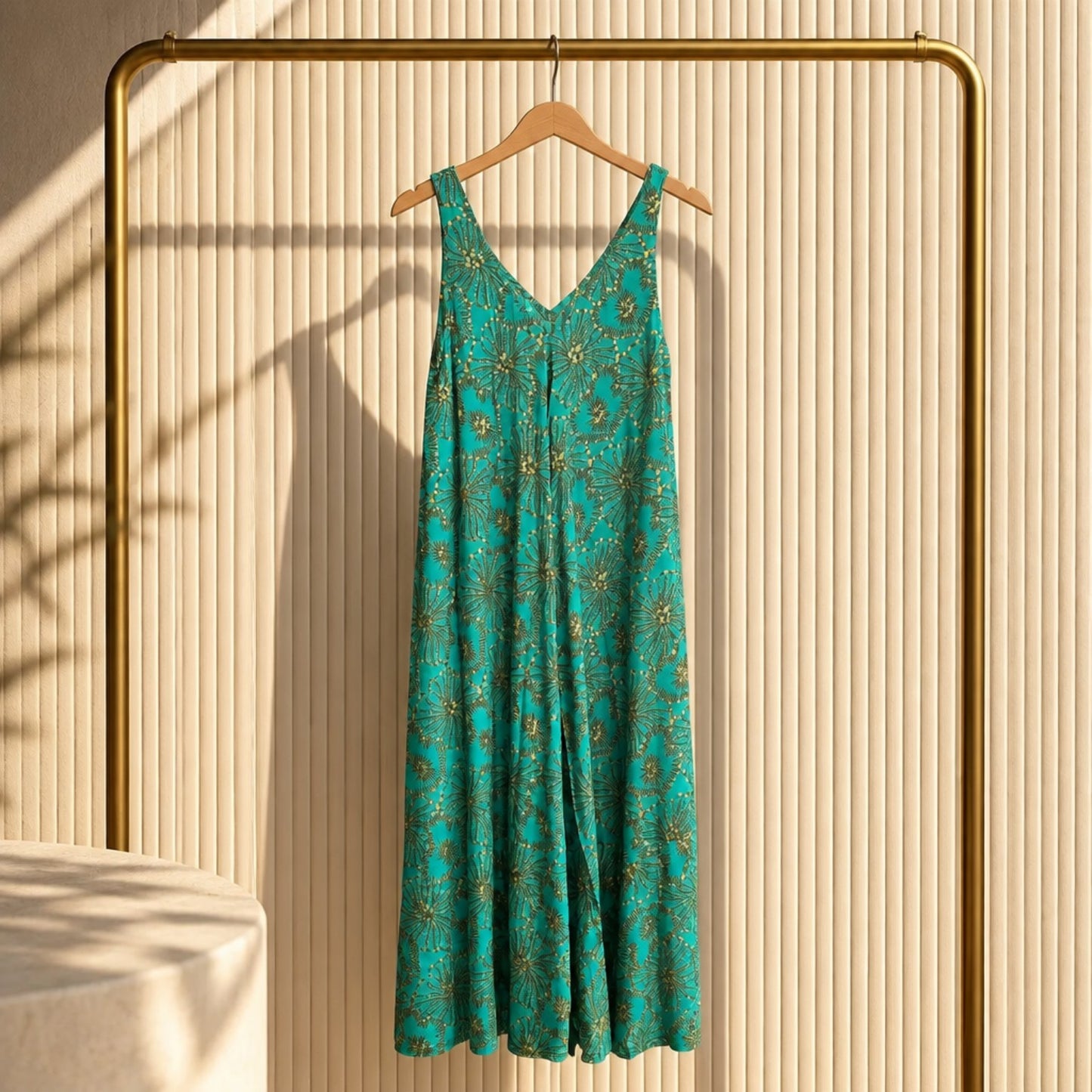 Maxikleid aus Seidenmix – sommerliche Eleganz mit praktischen Taschen Kleid Das Zierwerk