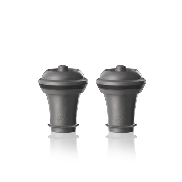 Vacu Vin Weinstopfen 2er-Set – Grau
