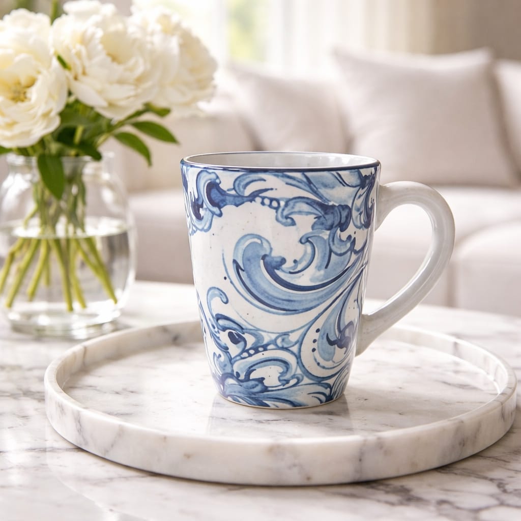 Rafael-Tasse von Vista Portugese – Handgefertigte Keramikkunst aus Portugal Tasse Vista Portugese