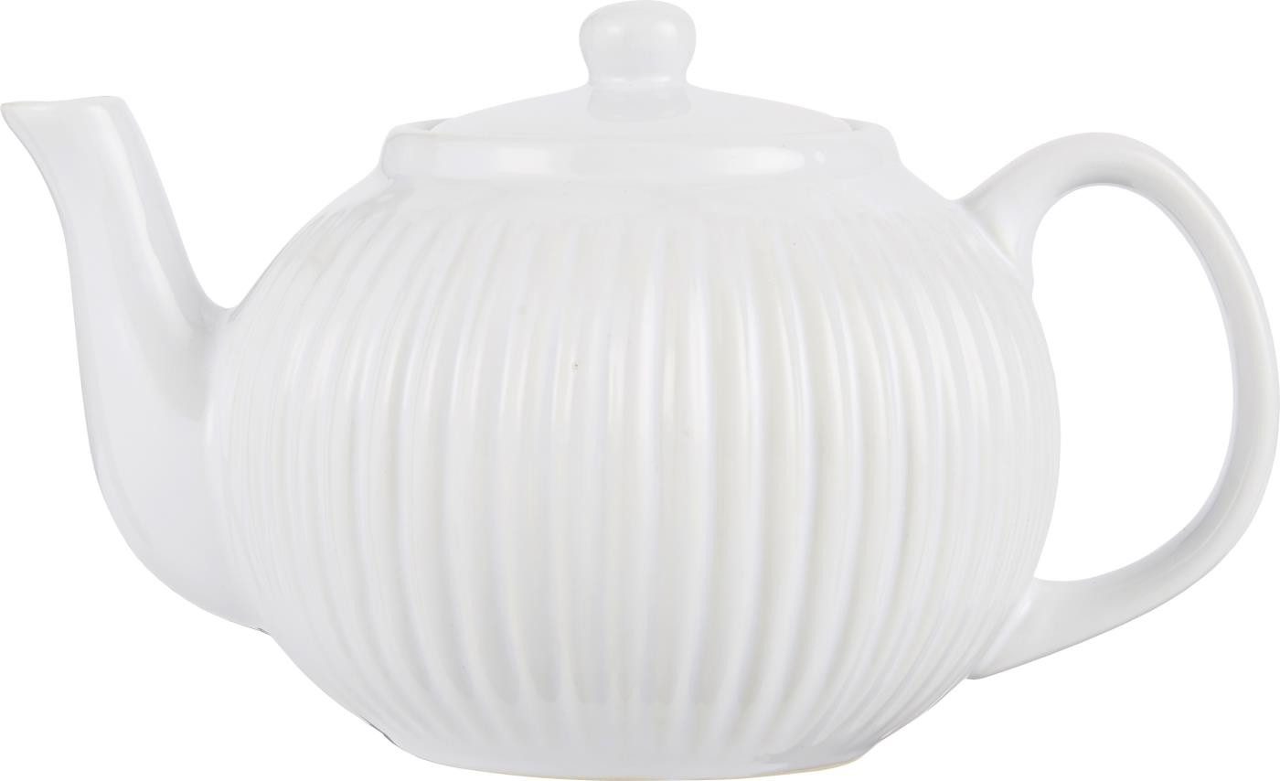 IB Laursen Teekanne Mynte Pure White im Landhausstil
