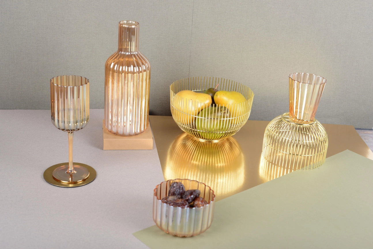 Karaffe Gold – Eleganz für stilvolle Tischkultur