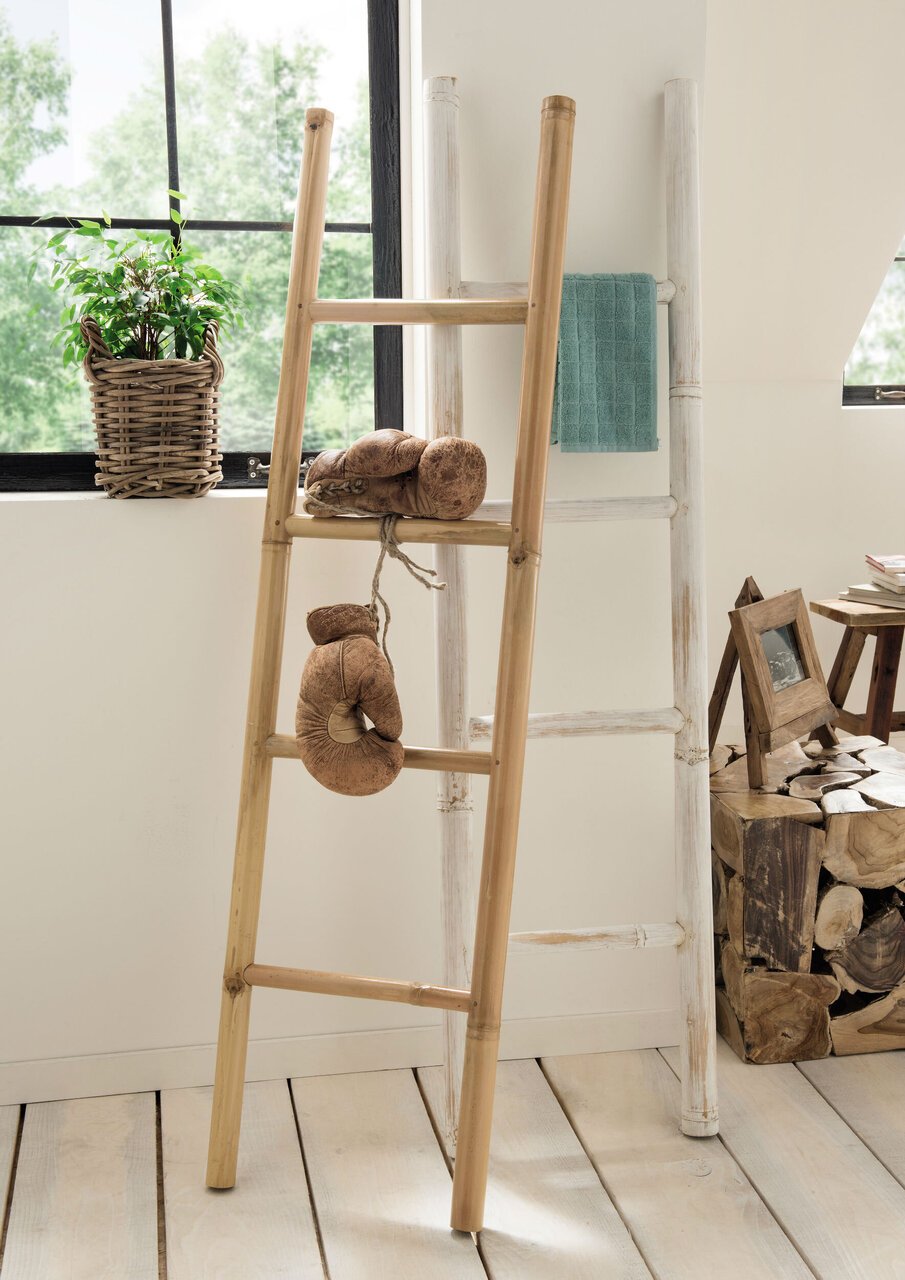 Dekoleiter im natürlichen Look für Bad, Wohnzimmer & Flur