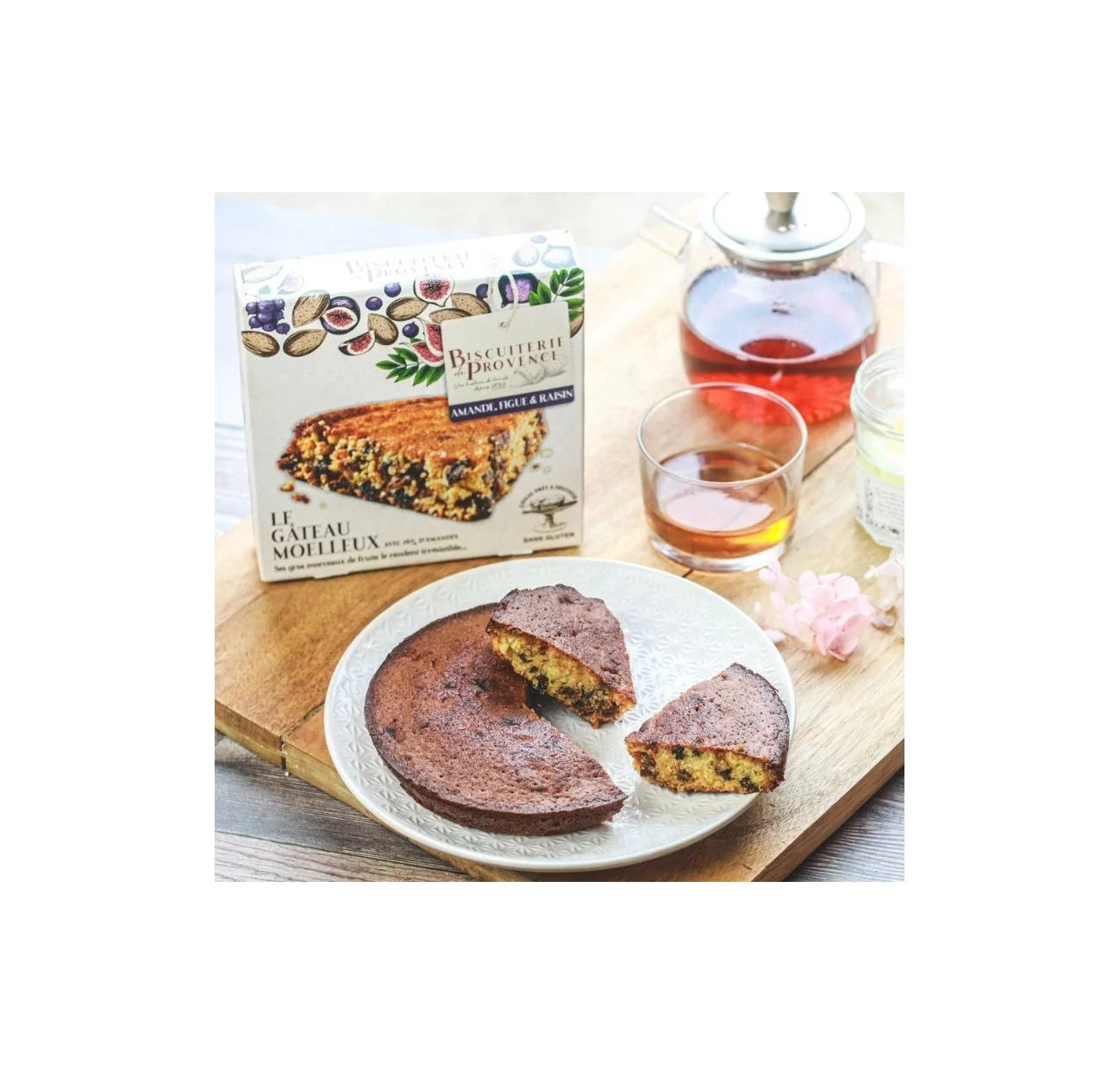 Bio Mandelkuchen mit Feige & Rosine – Glutenfrei & Genussfertig