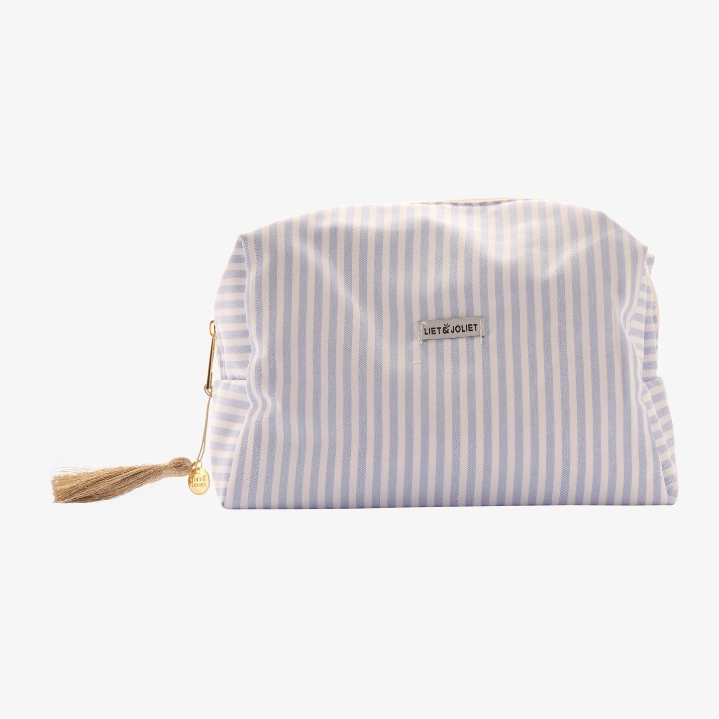 Große Tasche / Make-up Tasche in Blau-Weiß – Stilvoll und Praktisch