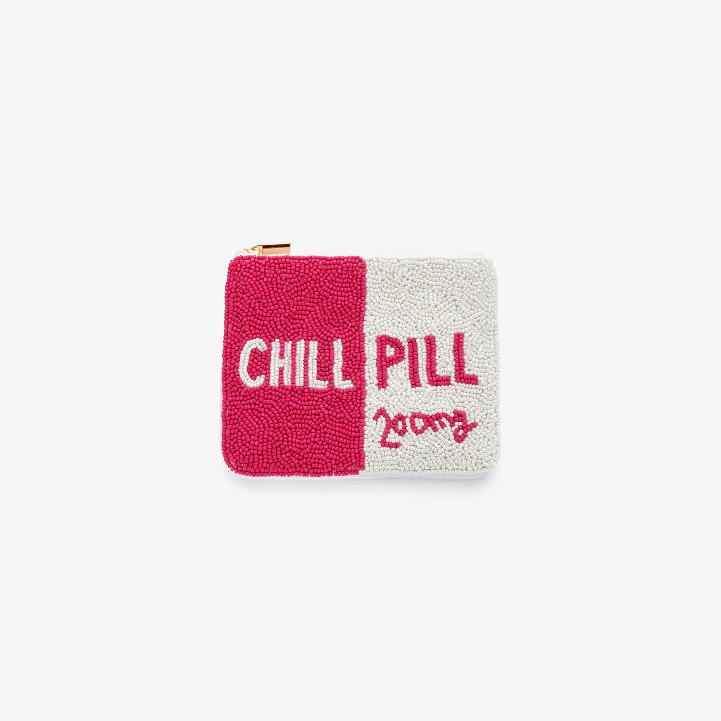 Perlen-Täschchen "Chill Pill" – Lässiges Accessoire mit Humor