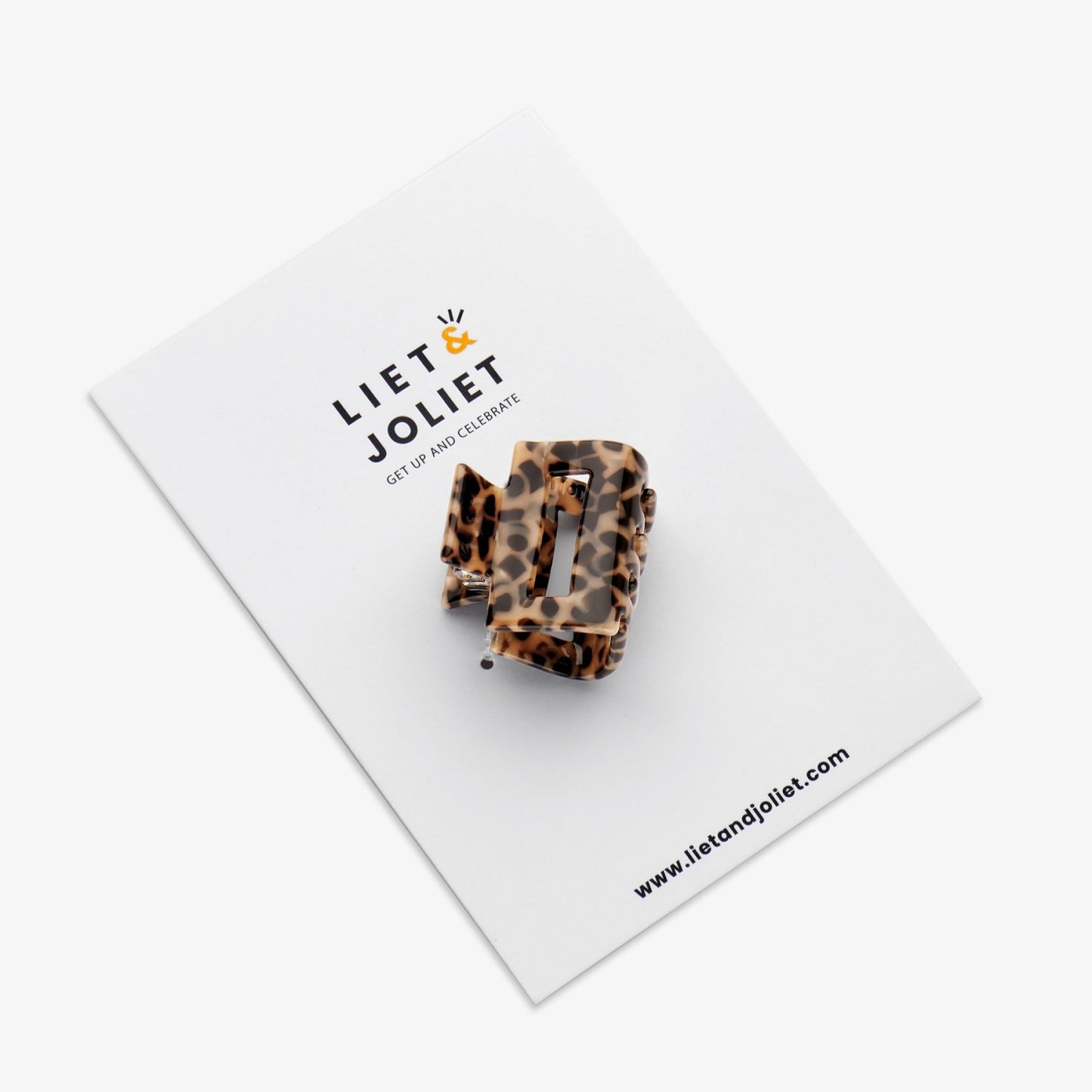 Mini-Haarclip im angesagten Leo-Design