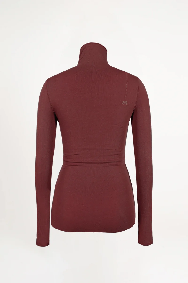 Rollkragen-Langarmshirt „Agena“ von Love Joy Victory (Größe L)