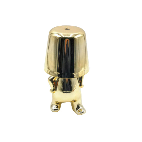 LED-Tischlampe „Stehend“ – glänzender Blickfang in Gold