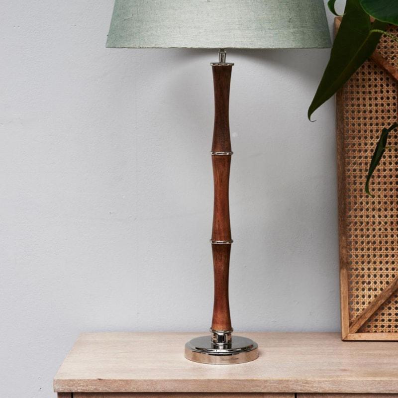 Rivièra Maison – Lovely Bamboo Table Lamp | Natürlicher Lampenfuß mit elegantem Design Lampe Rivièra Maison