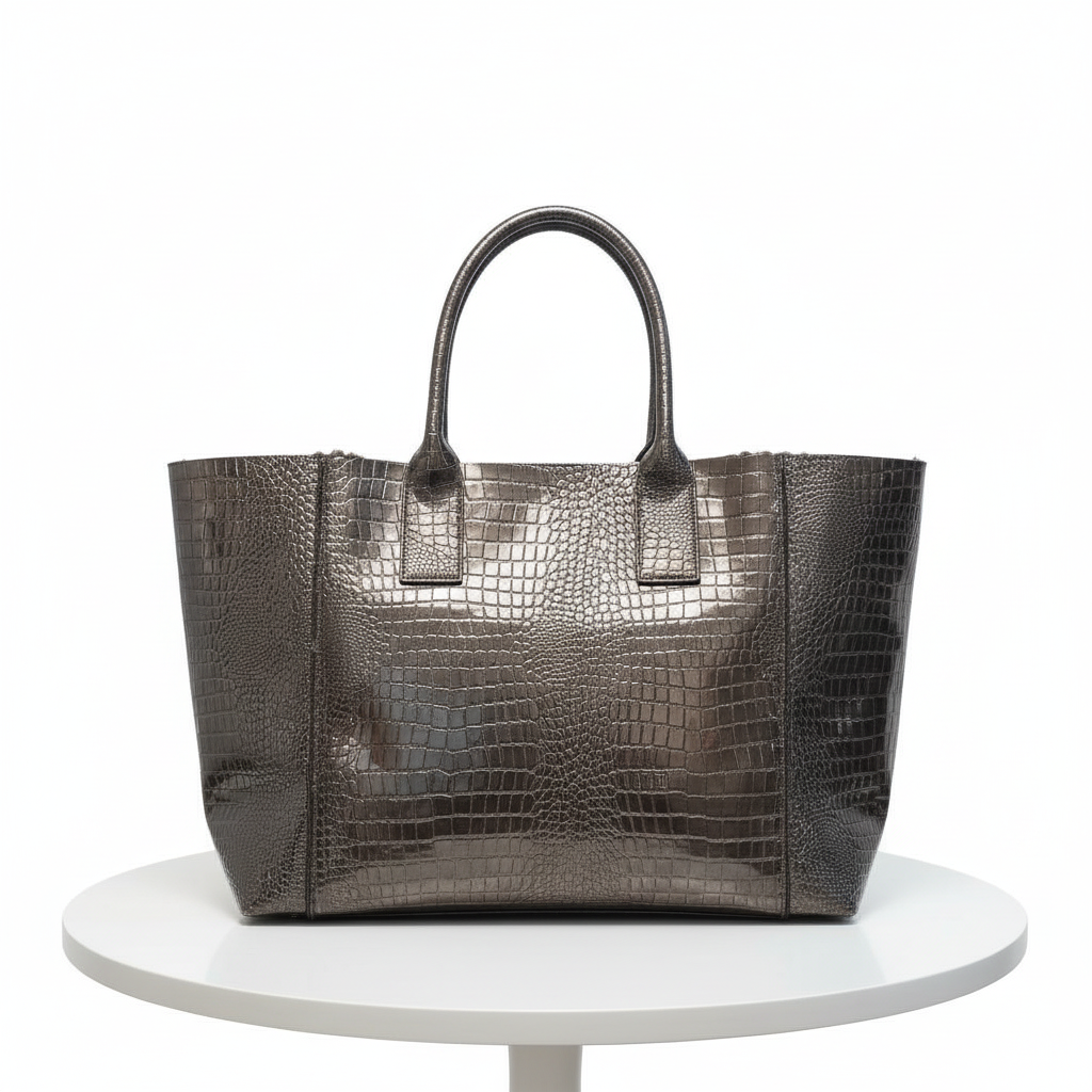 Eleganter Shopper mit Krokoprägung – stilvoll & zeitlos Tasche Das Zierwerk