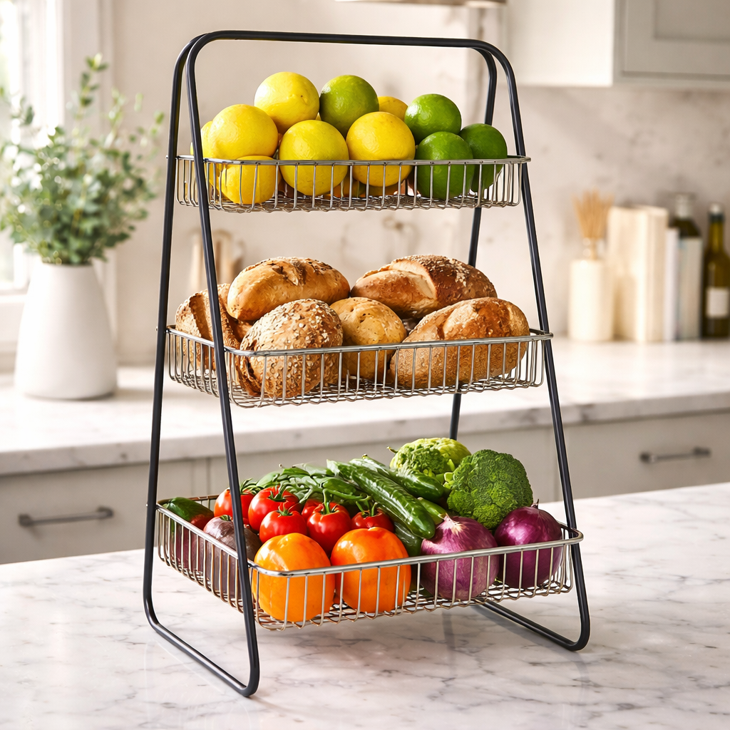 Metallregal mit 3 Körben – vielseitig & stilvoll Regal Ib Laursen